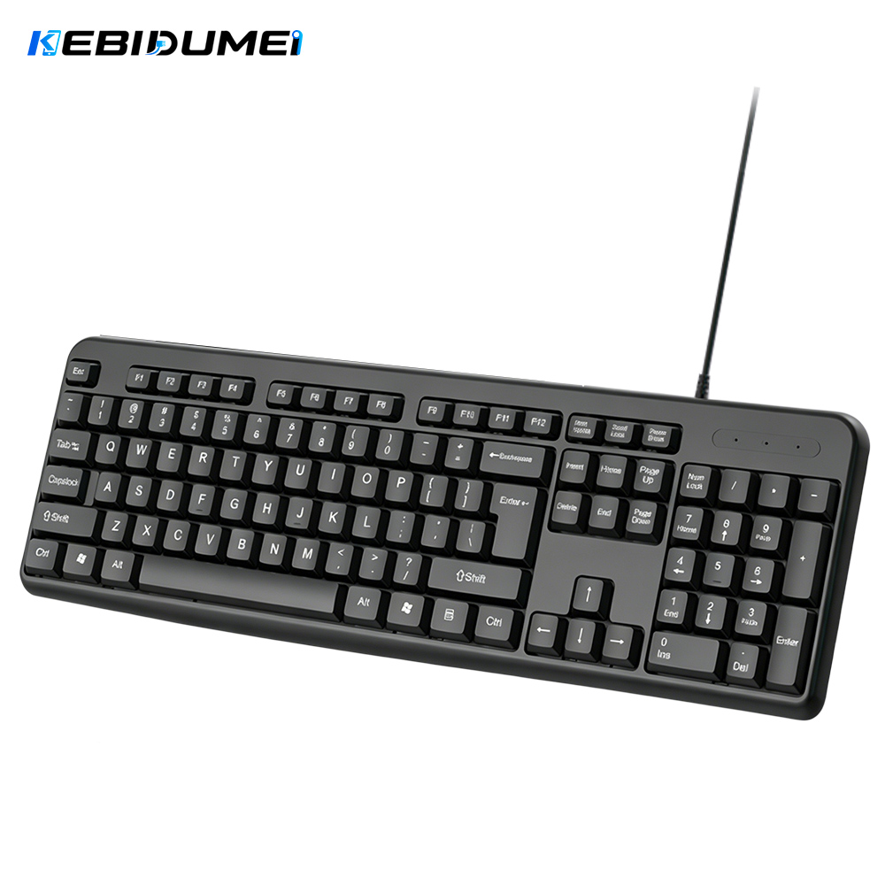 Keyboard Gaming Blue Switch - KEBIDUMEI Keyboard Berkabel USB 104 Tombol