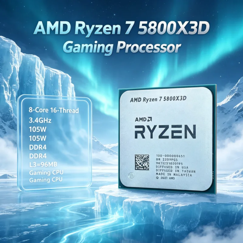 AMD R7 5800X3D 96 MB 3.4 GHz 8 - Amd Cpu Ryzen 7 ulasan dan harga