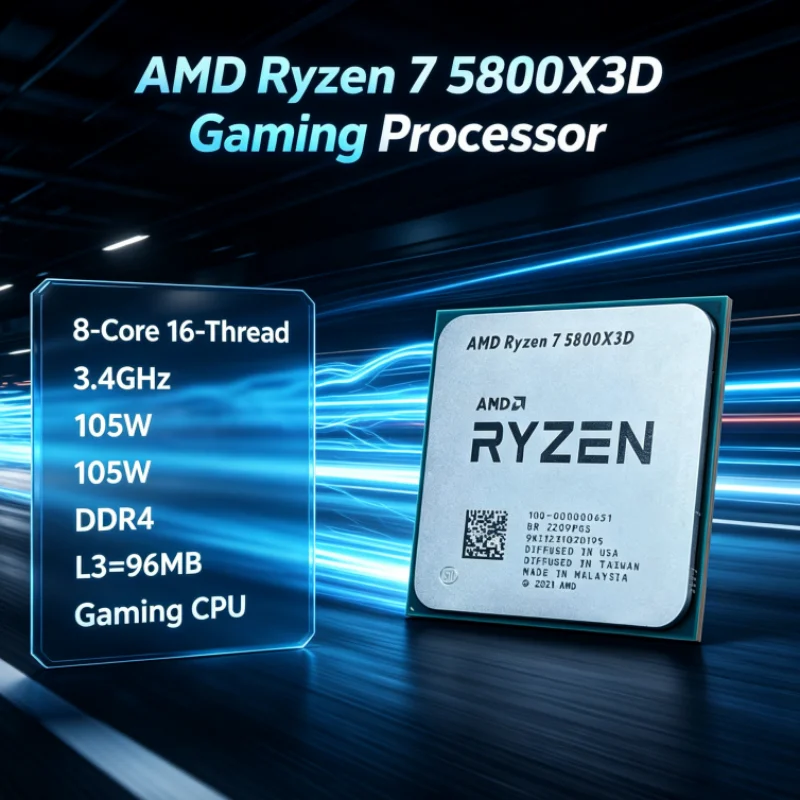AMD R7 5800X3D 96 MB Prosesor  - Amd Cpu Ryzen 7 ulasan dan harga